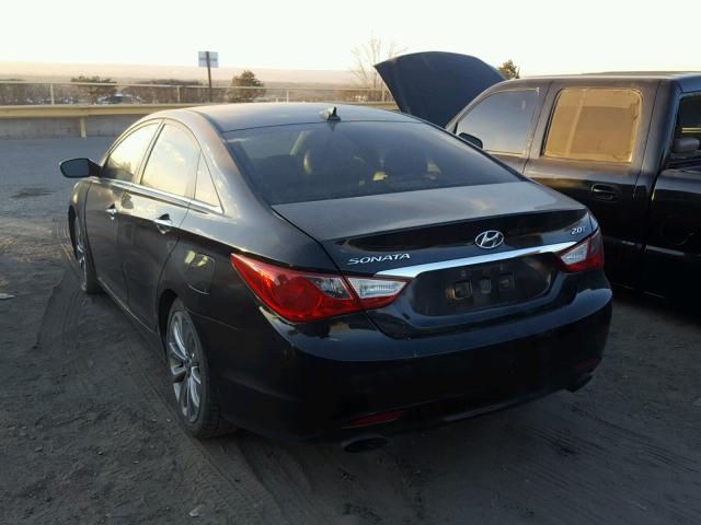 5NPEC4AB7CH351368 - 2012 HYUNDAI SONATA SE BLACK photo 3