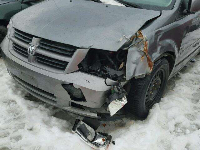 2D8HN44E79R695406 - 2009 DODGE GRAND CARA GRAY photo 9