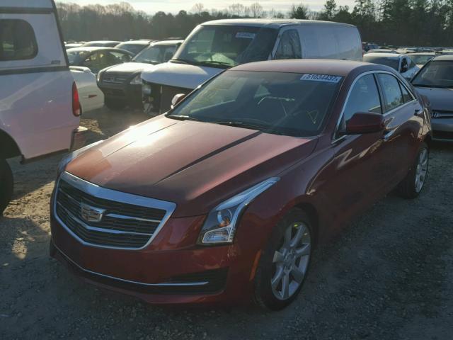 1G6AA5RX4G0196343 - 2016 CADILLAC ATS BURGUNDY photo 2