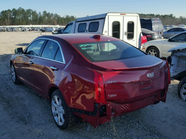 1G6AA5RX4G0196343 - 2016 CADILLAC ATS BURGUNDY photo 3