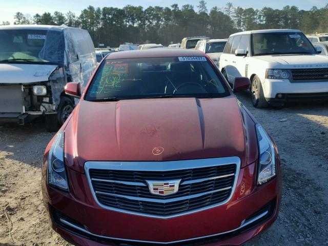 1G6AA5RX4G0196343 - 2016 CADILLAC ATS BURGUNDY photo 9