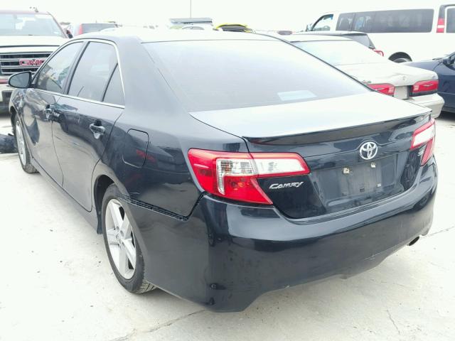 4T1BF1FK6CU070407 - 2012 TOYOTA CAMRY BASE BLACK photo 3