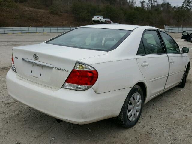 4T1BE30K26U736268 - 2006 TOYOTA CAMRY LE WHITE photo 4