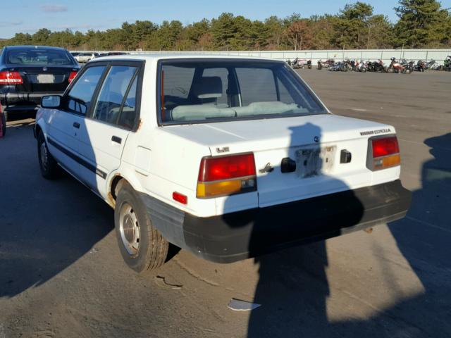 JT2AE83E6F3251777 - 1985 TOYOTA COROLLA LE WHITE photo 3