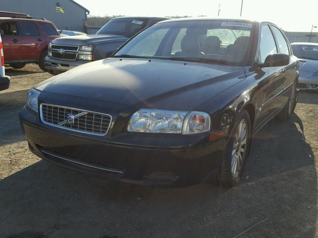 YV1TS92D241335895 - 2004 VOLVO S80 BLACK photo 2