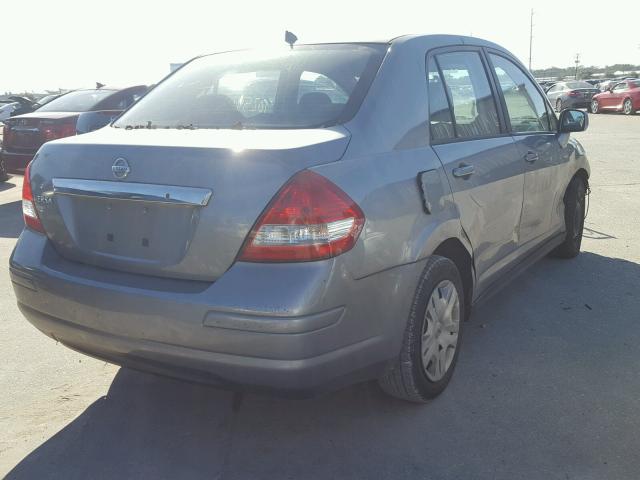 3N1BC1AP8BL432040 - 2011 NISSAN VERSA S GRAY photo 4