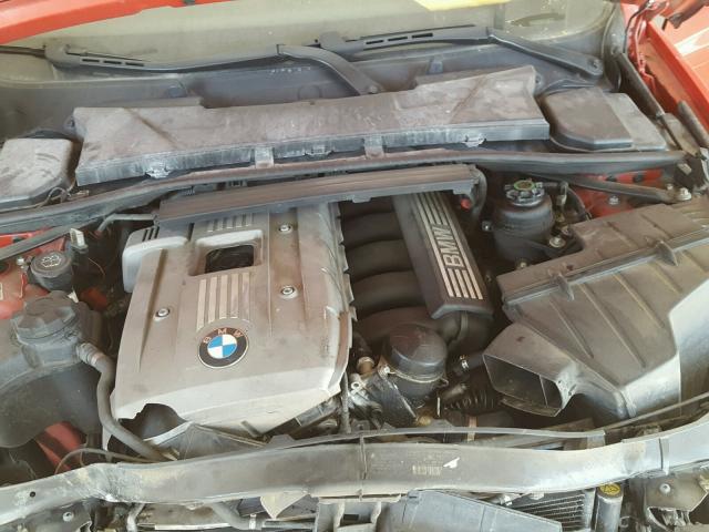 WBAVB17516NK31232 - 2006 BMW 325 I AUTO RED photo 7