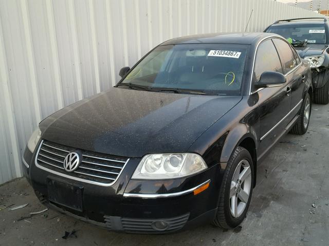 WVWRH63B74P209295 - 2004 VOLKSWAGEN PASSAT GLX BLACK photo 2