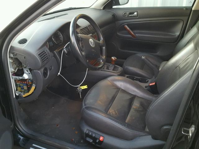 WVWRH63B74P209295 - 2004 VOLKSWAGEN PASSAT GLX BLACK photo 5