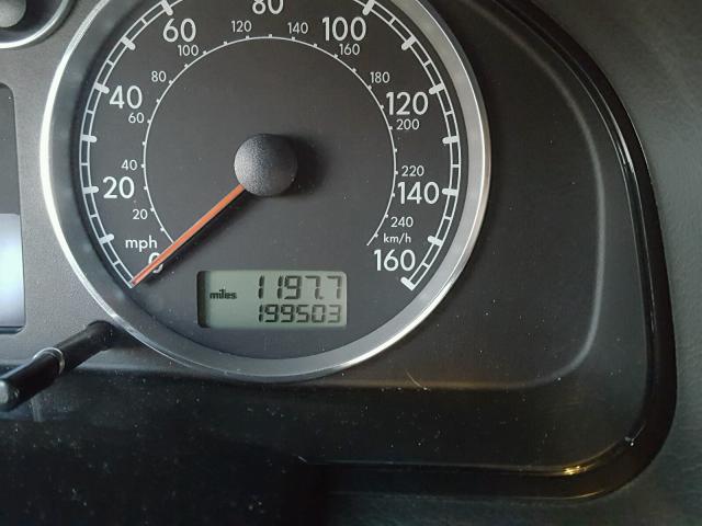 WVWRH63B74P209295 - 2004 VOLKSWAGEN PASSAT GLX BLACK photo 8