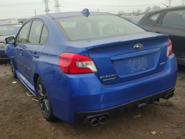 JF1VA1J65F9830270 - 2015 SUBARU WRX LIMITE BLUE photo 3