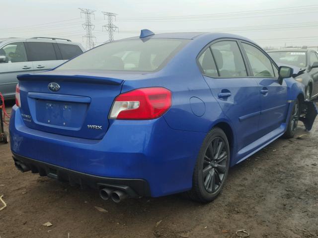 JF1VA1J65F9830270 - 2015 SUBARU WRX LIMITE BLUE photo 4