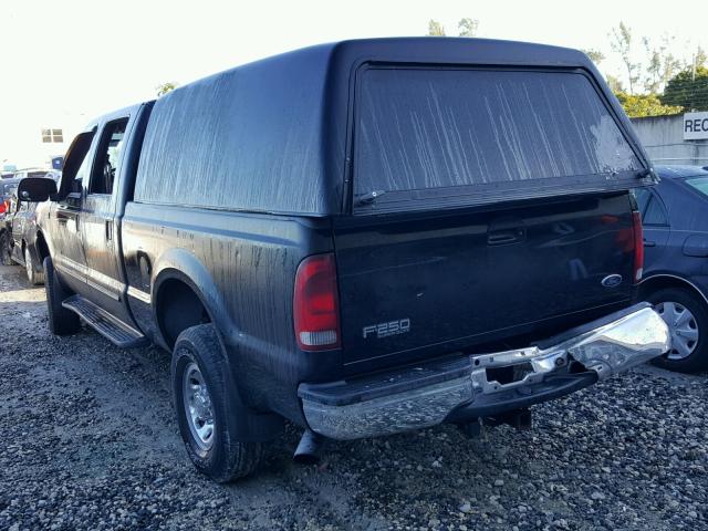 1FTNW21F0XEE90438 - 1999 FORD F250 SUPER BLACK photo 3