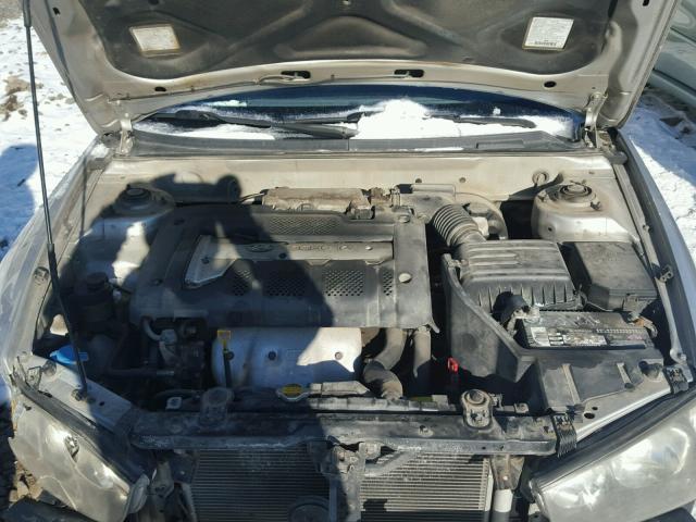 KMHDN45D72U449561 - 2002 HYUNDAI ELANTRA GL SILVER photo 7