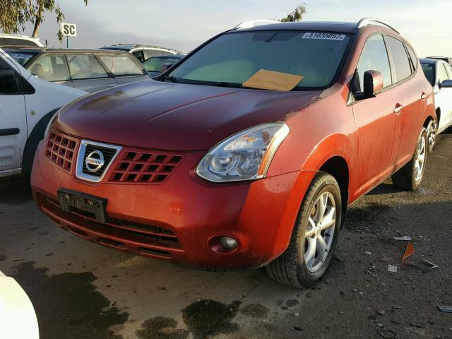 JN8AS58V79W164923 - 2009 NISSAN ROGUE S RED photo 2