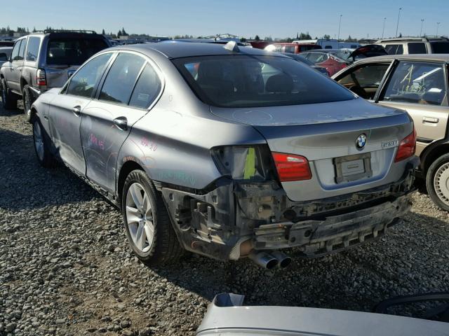 WBAFR1C53BC748169 - 2011 BMW 528 I GRAY photo 3