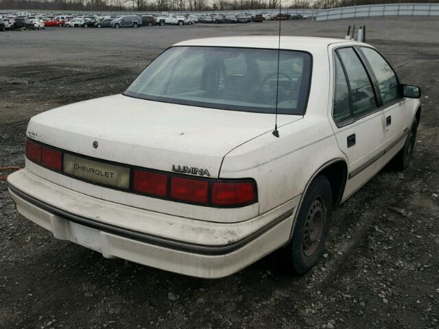 2G1WL54TXN9274802 - 1992 CHEVROLET LUMINA WHITE photo 4