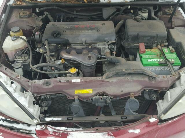 4T1BE30K15U071541 - 2005 TOYOTA CAMRY LE RED photo 7