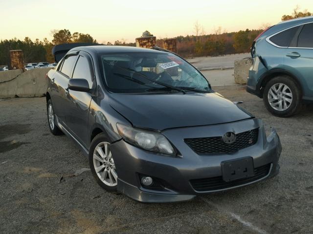 1NXBU4EE4AZ359835 - 2010 TOYOTA COROLLA BA GRAY photo 1