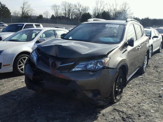 2T3BFREV5DW057019 - 2013 TOYOTA RAV4 LE Qızıl foto 2