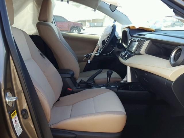 2T3BFREV5DW057019 - 2013 TOYOTA RAV4 LE Qızıl foto 5