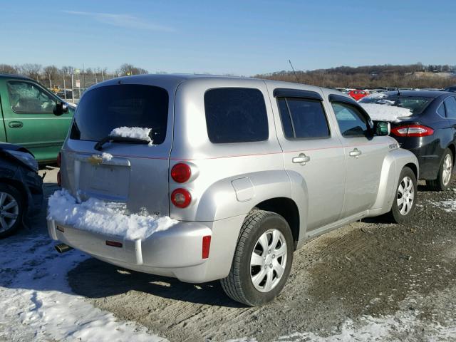 3GNDA23D18S569671 - 2008 CHEVROLET HHR LT SILVER photo 4