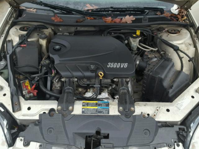 2G1WT57K191183442 - 2009 CHEVROLET IMPALA 1LT TAN photo 7