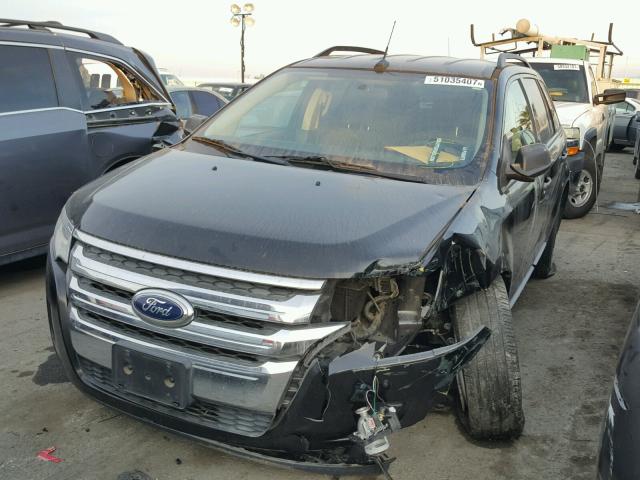 2FMDK3GCXCBA31123 - 2012 FORD EDGE SE BLACK photo 2