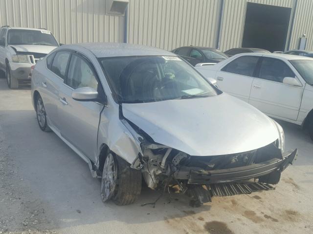 3N1AB7AP3EY313577 - 2014 NISSAN SENTRA S SILVER photo 1