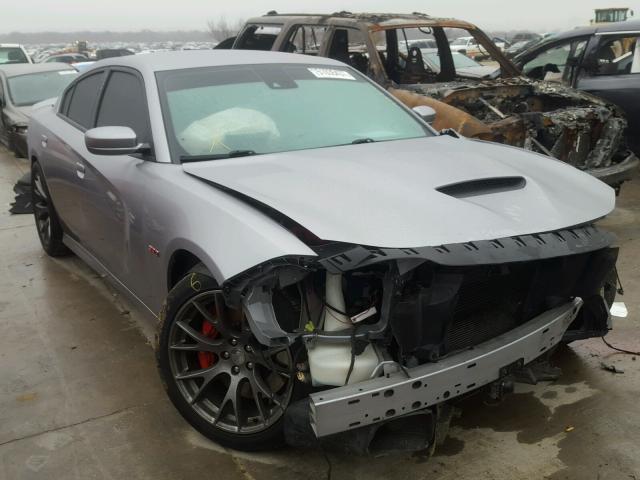 2C3CDXEJ4FH770111 - 2015 DODGE CHARGER SR GRAY photo 1