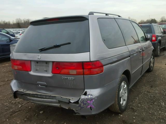 2HKRL186XYH537583 - 2000 HONDA ODYSSEY EX GRAY photo 4