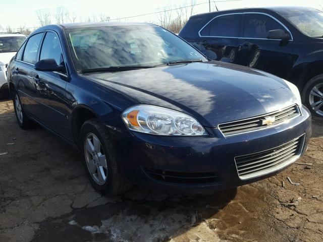 2G1WT58K579259595 - 2007 CHEVROLET IMPALA LT BLUE photo 1