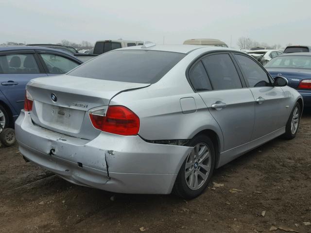 WBAVB13516KX43998 - 2006 BMW 325 I SILVER photo 4