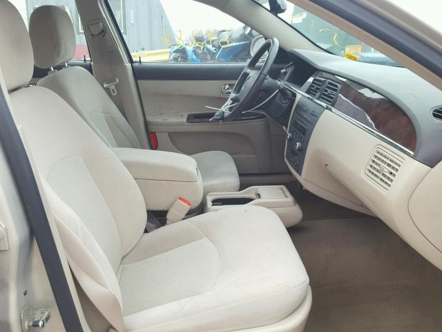 2G4WC582181374844 - 2008 BUICK LACROSSE C GOLD photo 5