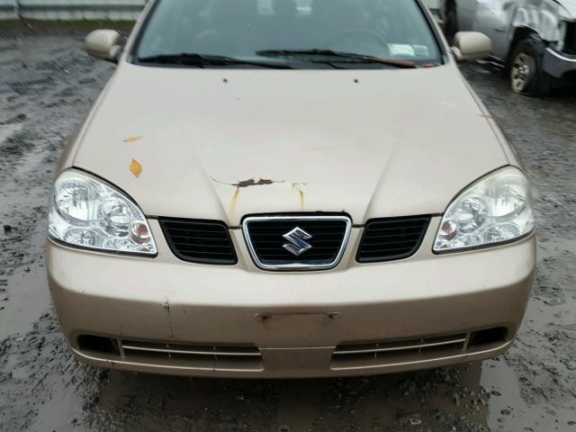 KL5JD52Z04K969590 - 2004 SUZUKI FORENZA S GOLD photo 7