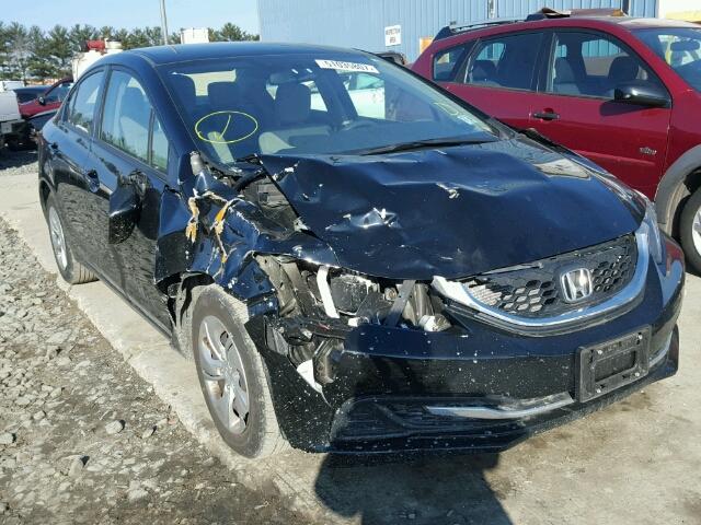 19XFB2F5XFE254849 - 2015 HONDA CIVIC LX BLACK photo 1