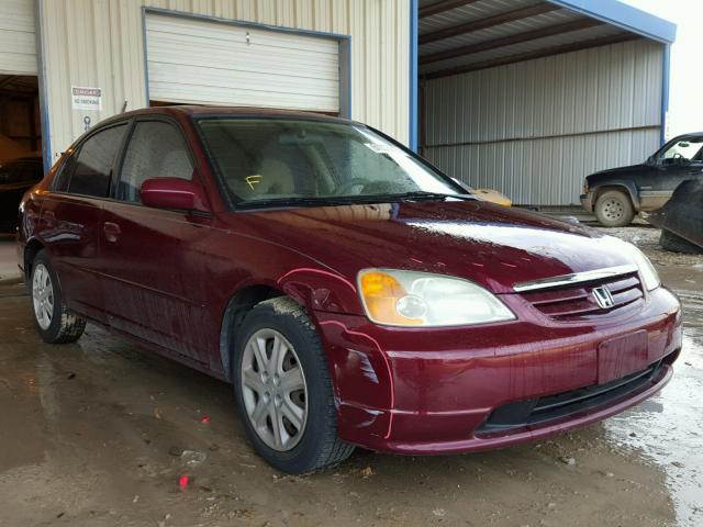 2HGES26753H575552 - 2003 HONDA CIVIC EX MAROON photo 1