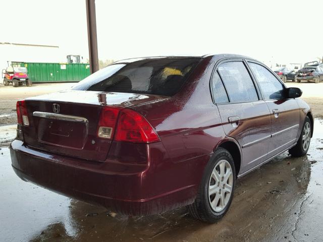 2HGES26753H575552 - 2003 HONDA CIVIC EX 栗色 照片 4