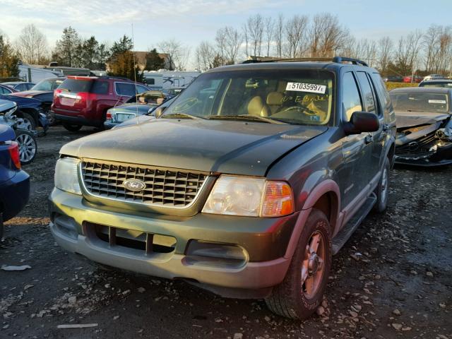 1FMZU73E92ZB80889 - 2002 FORD EXPLORER X GREEN photo 2