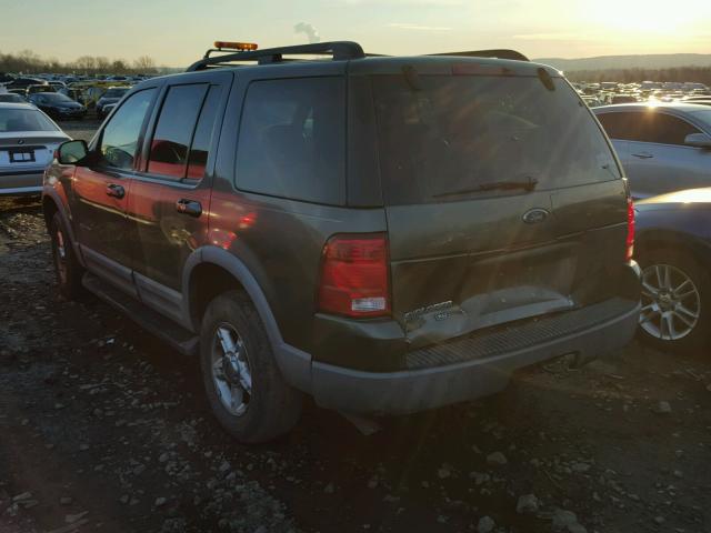 1FMZU73E92ZB80889 - 2002 FORD EXPLORER X GREEN photo 3
