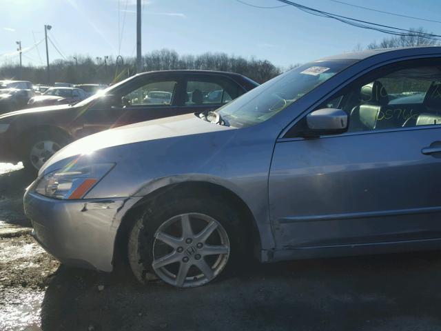 1HGCM66554A021497 - 2004 HONDA ACCORD EX SILVER photo 9