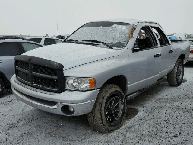 1D7HU18D05S132553 - 2005 DODGE RAM 1500 S SILVER photo 2