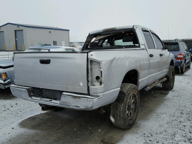 1D7HU18D05S132553 - 2005 DODGE RAM 1500 S SILVER photo 4