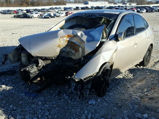 KMHDU46D77U022812 - 2007 HYUNDAI ELANTRA GL BEIGE photo 2