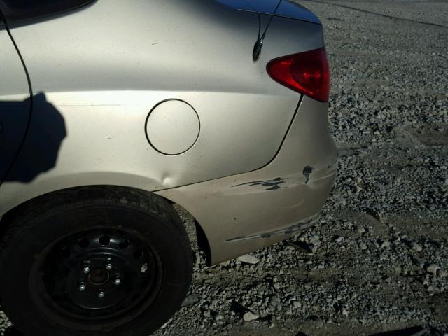 KMHDU46D77U022812 - 2007 HYUNDAI ELANTRA GL BEIGE photo 9