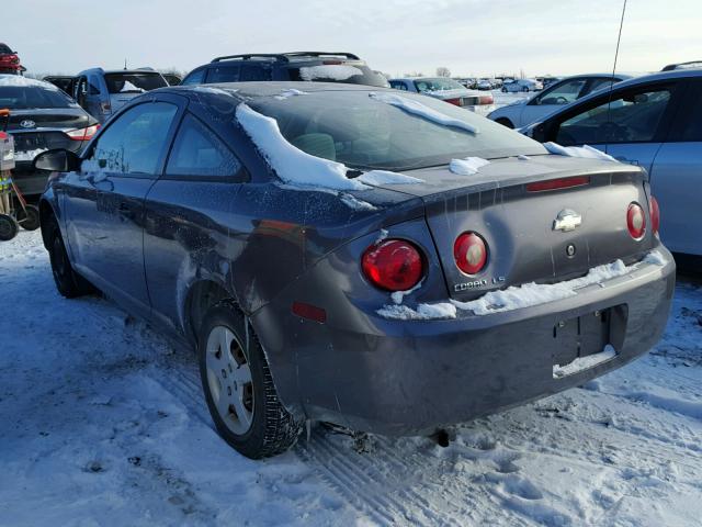 1G1AK15FX67607954 - 2006 CHEVROLET COBALT LS GRAY photo 3