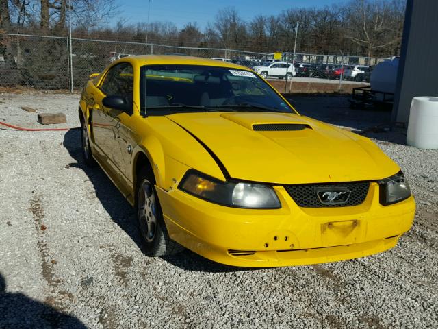 1FAFP40404F119028 - 2004 FORD MUSTANG YELLOW photo 1