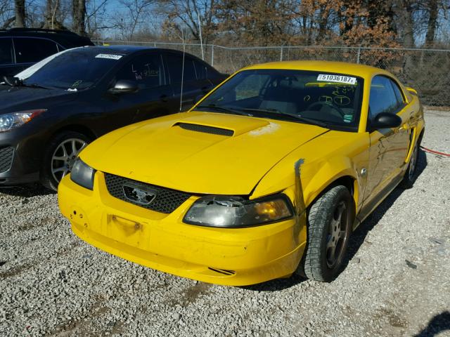 1FAFP40404F119028 - 2004 FORD MUSTANG YELLOW photo 2