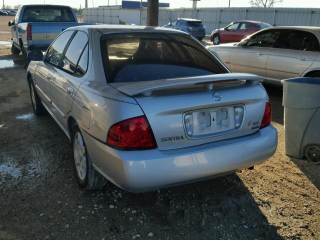 3N1CB51D56L523034 - 2006 NISSAN SENTRA 1.8 GRAY photo 3