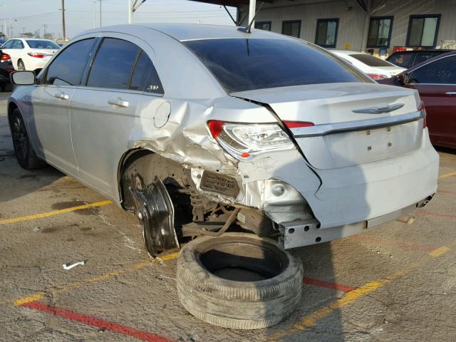 1C3CCBAB7CN289664 - 2012 CHRYSLER 200 LX SILVER photo 3